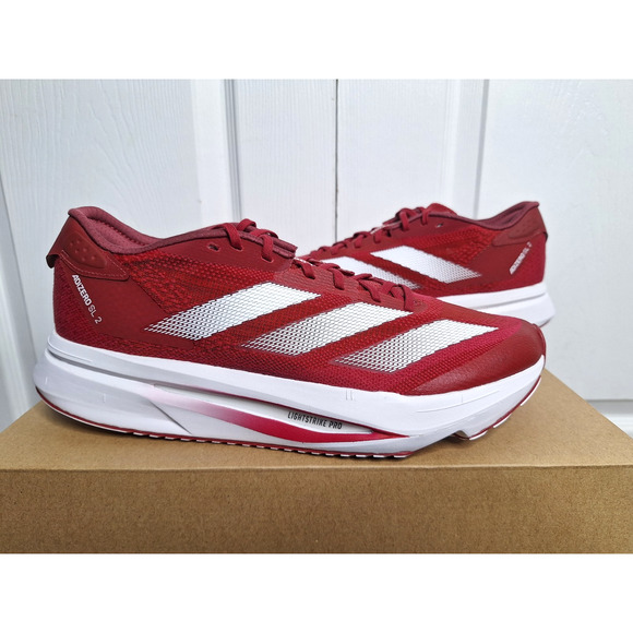 Adidas Adizero SL2 Indiana Hoosiers Red White JQ0242 sz 12 No Box main image 7